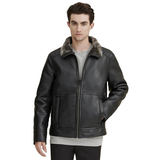 Riley Black Racer Leather Jacket