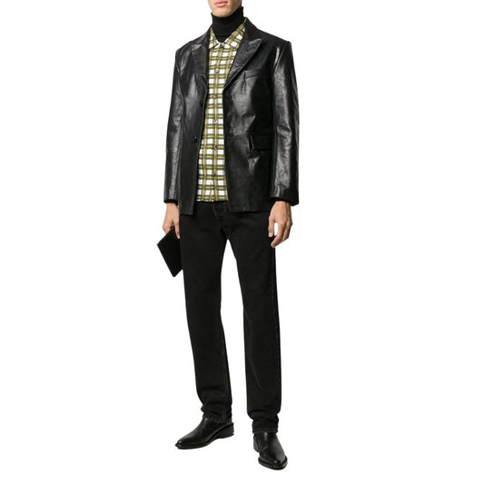 Daniel Black Leather Blazer