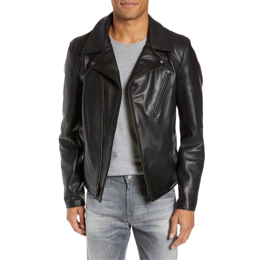 Derek Black Motorcycle Leather Jacket