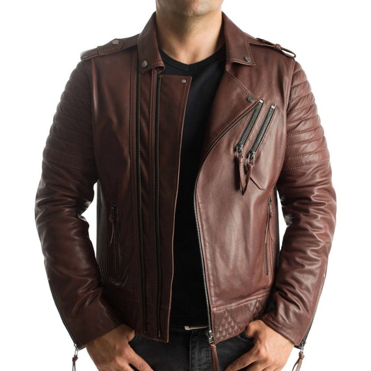 Eric Brown Motorcycle Leather Jacket