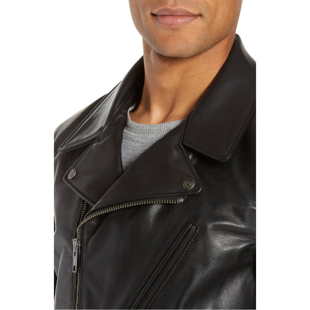 Derek Black Motorcycle Leather Jacket