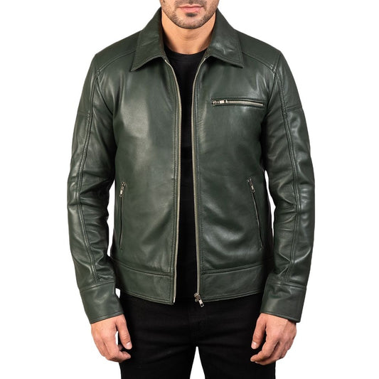 Mordechai Green Leather Jacket