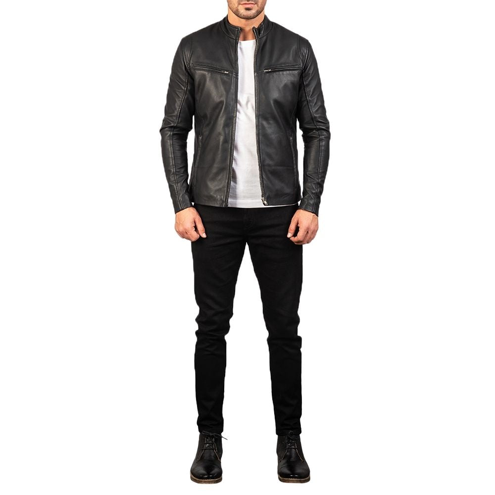 Arthur Black Racer Leather Jacket