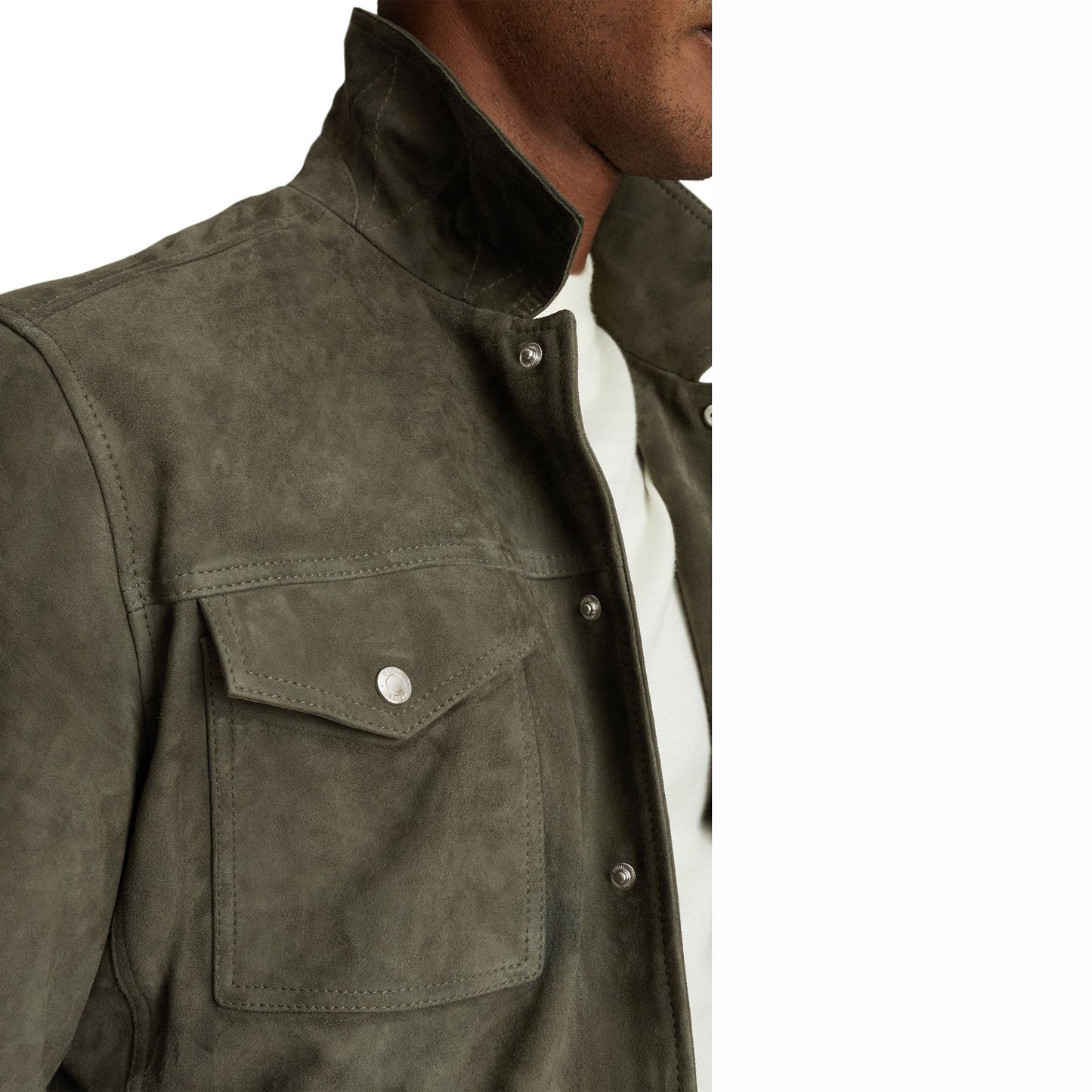 Paul Green Suede Biker Leather Jacket