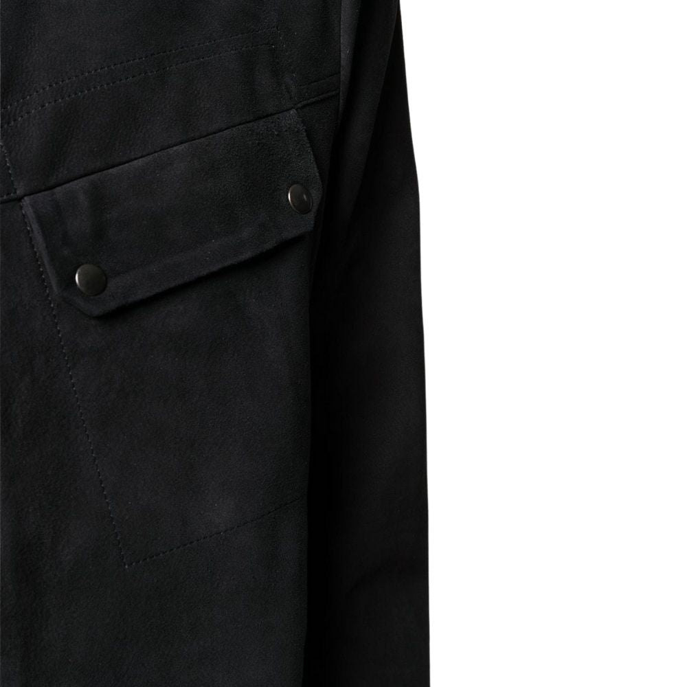 Leland Black Racer Leather Jacket