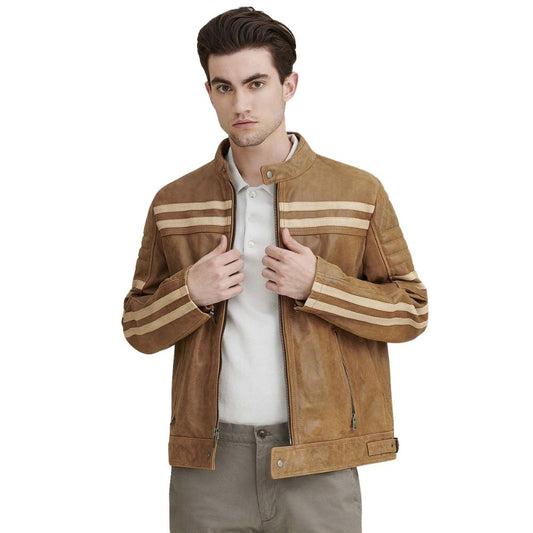 Larry Tan Racer Leather Jacket