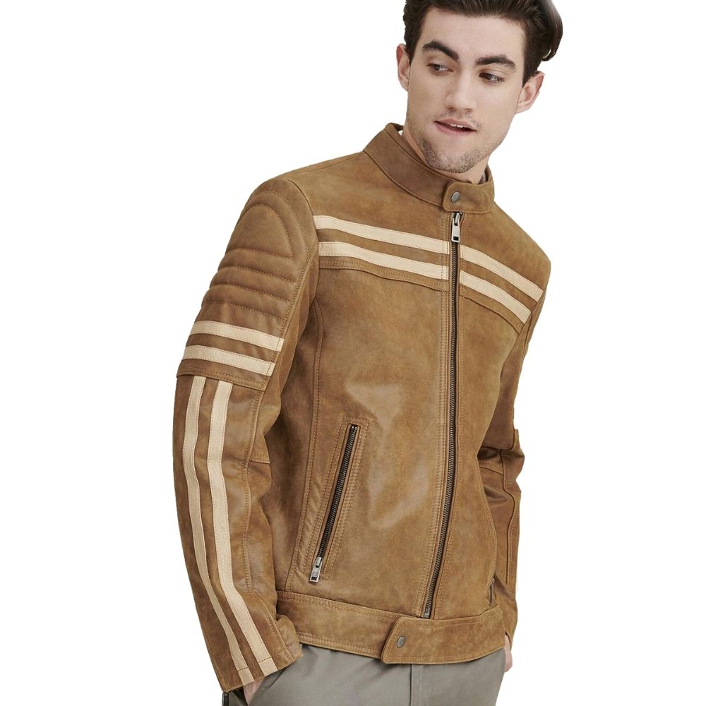 Larry Tan Racer Leather Jacket