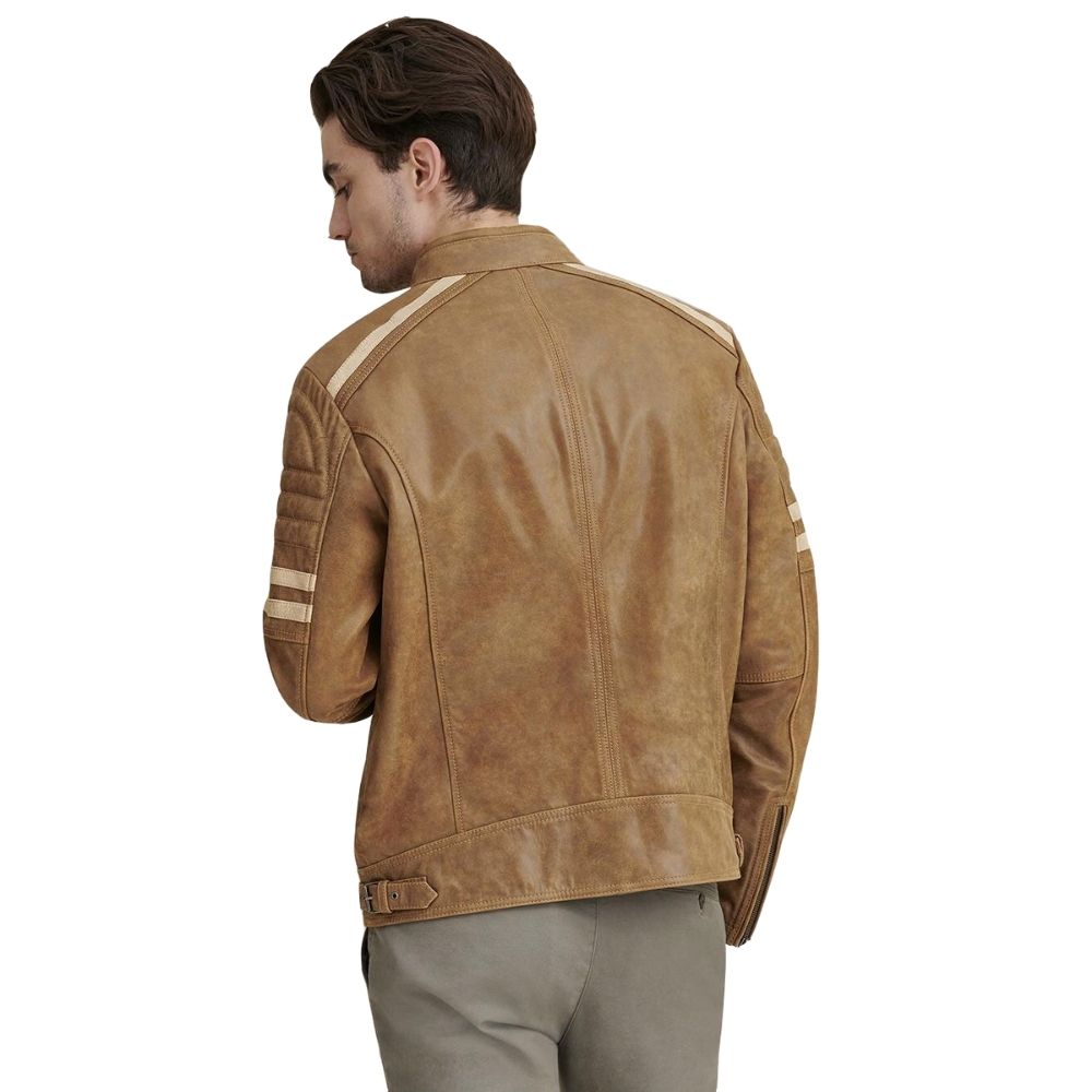 Larry Tan Racer Leather Jacket