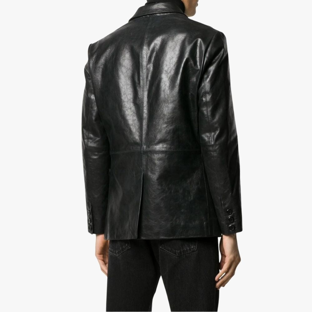 Daniel Black Leather Blazer