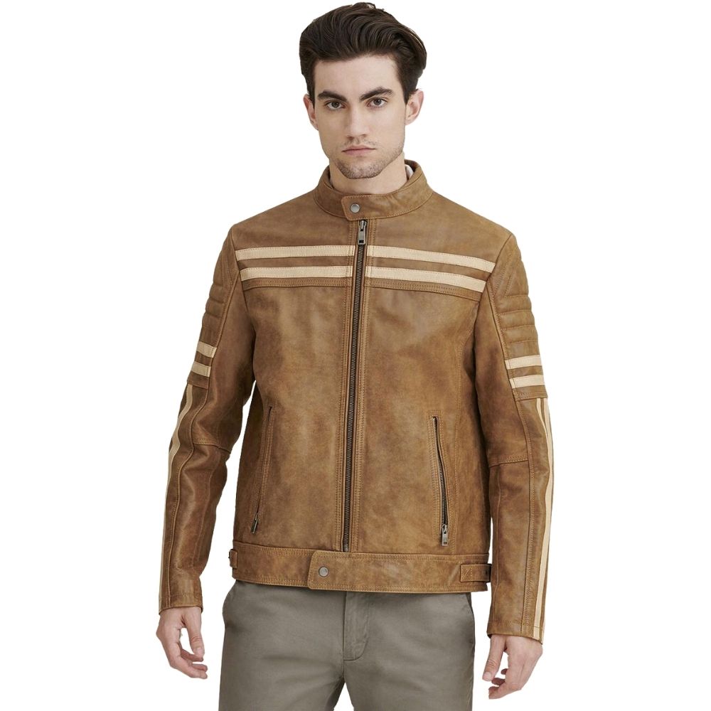 Larry Tan Racer Leather Jacket