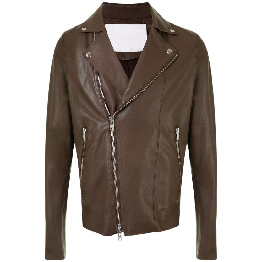 Jefferson Brown Motorcycle Leather Jacket